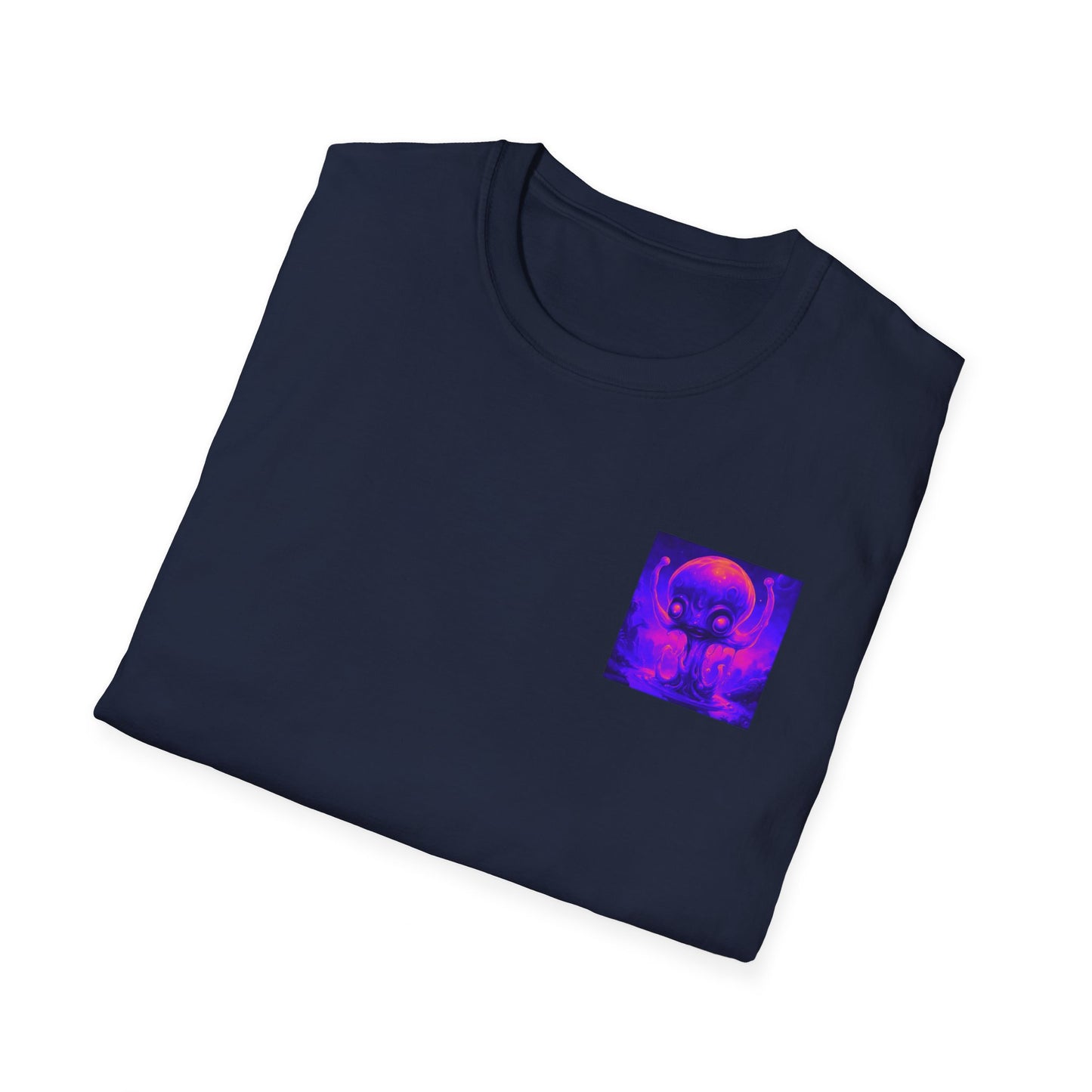 Unisex Softstyle T-Shirt Slimey Alien