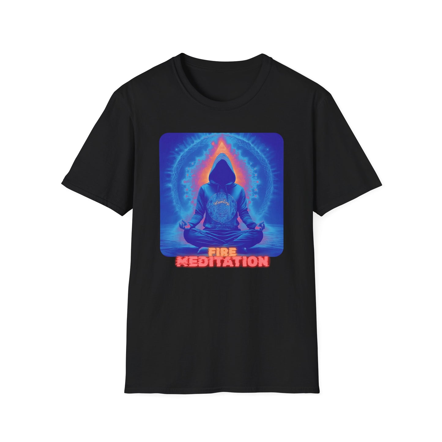 Fire Meditation by Moondrip Unisex Tshirt