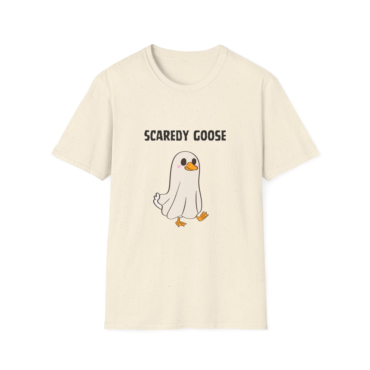 Funny Scaredy Goose T-Shirt, Unisex Graphic Tee, Casual Wear, Halloween shirt