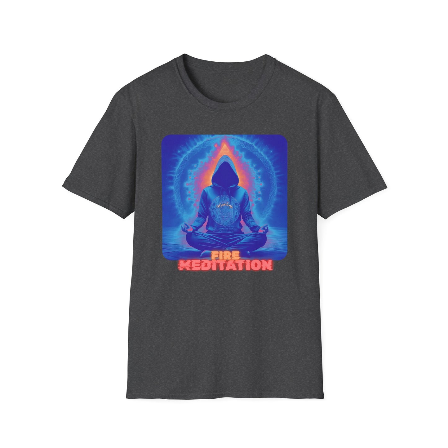 Fire Meditation by Moondrip Unisex Tshirt