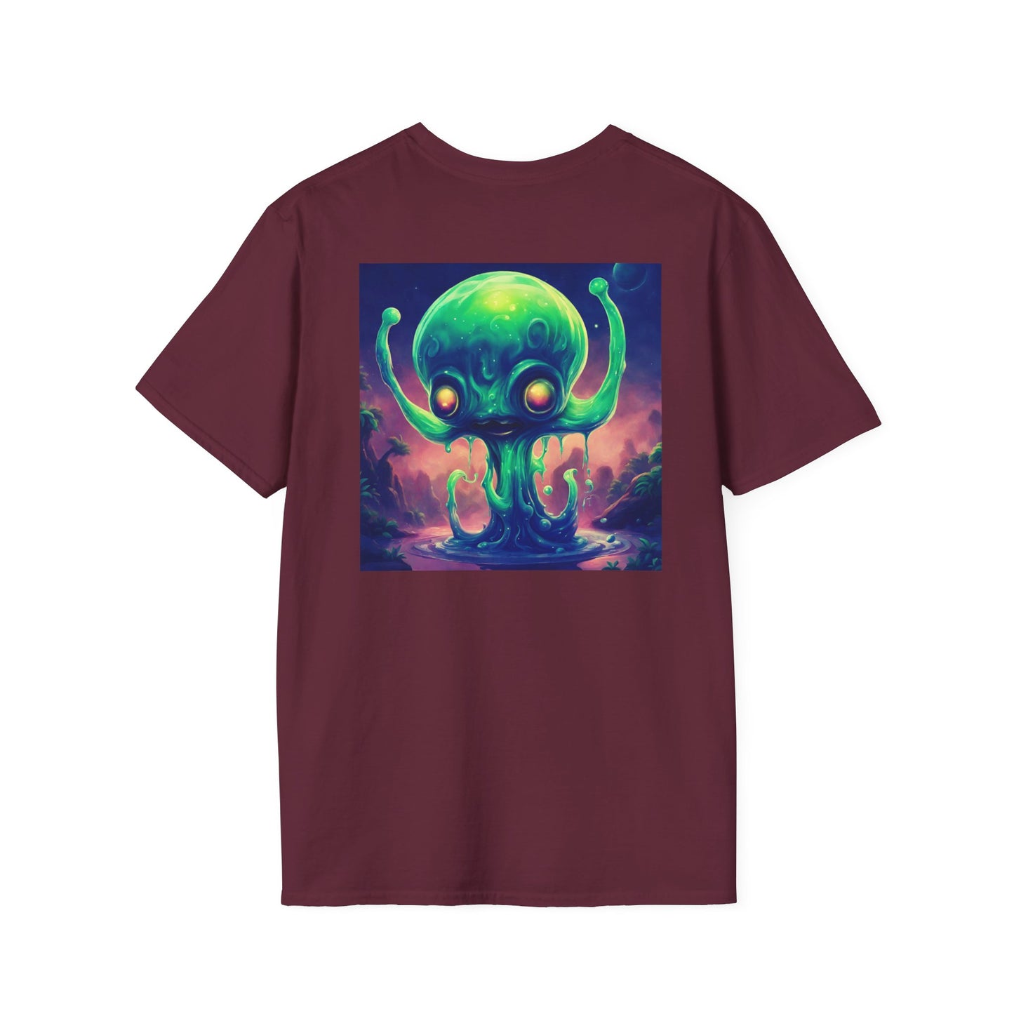 Unisex Softstyle T-Shirt Slimey Alien