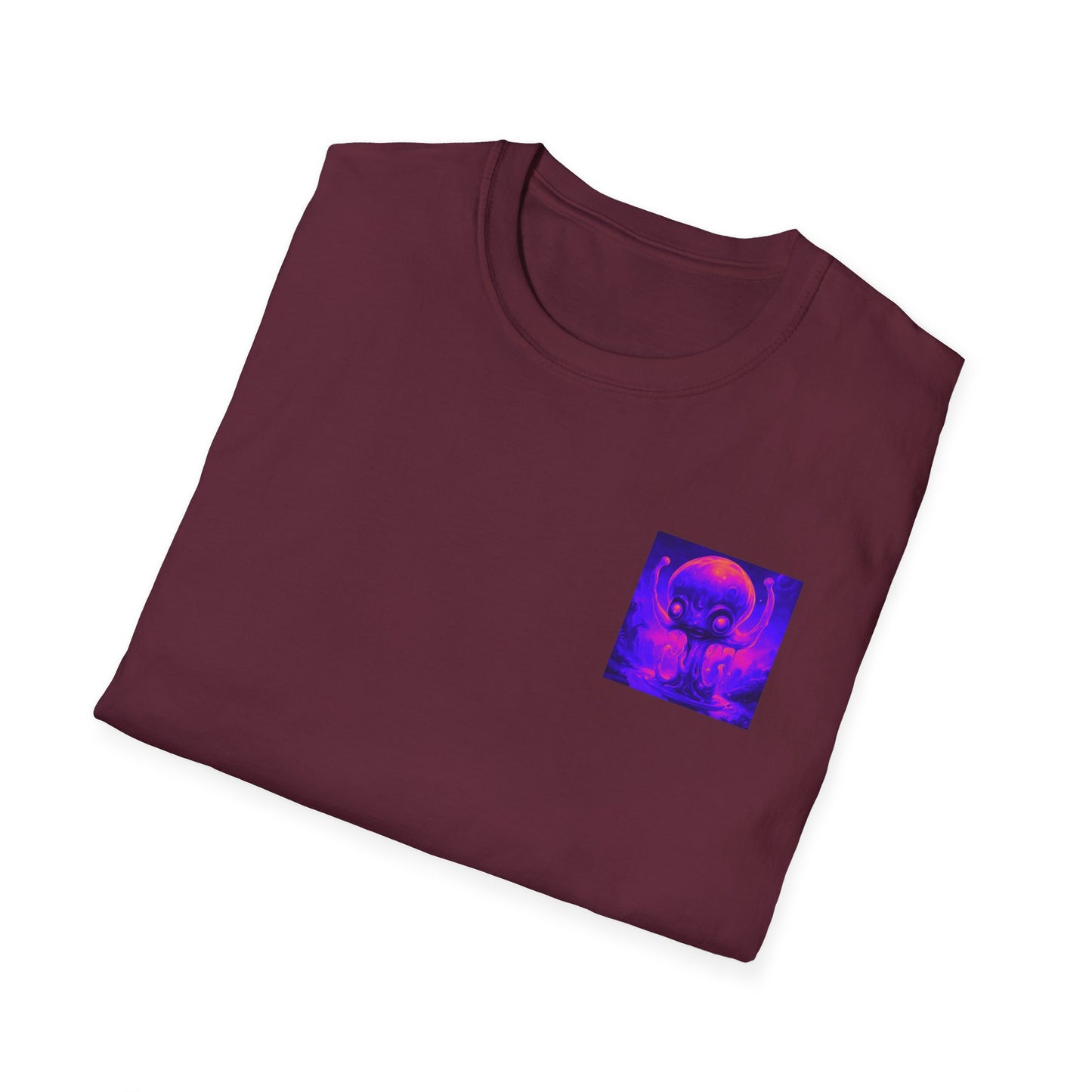 Unisex Softstyle T-Shirt Slimey Alien