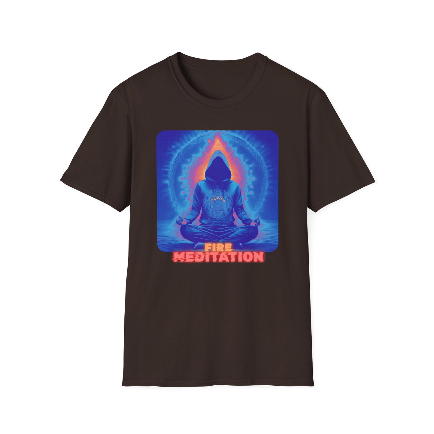 Fire Meditation by Moondrip Unisex Tshirt