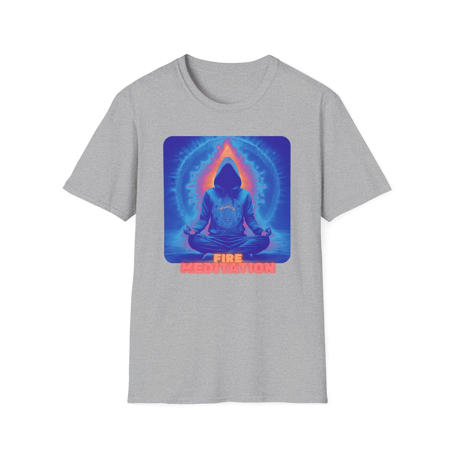 Fire Meditation by Moondrip Unisex Tshirt