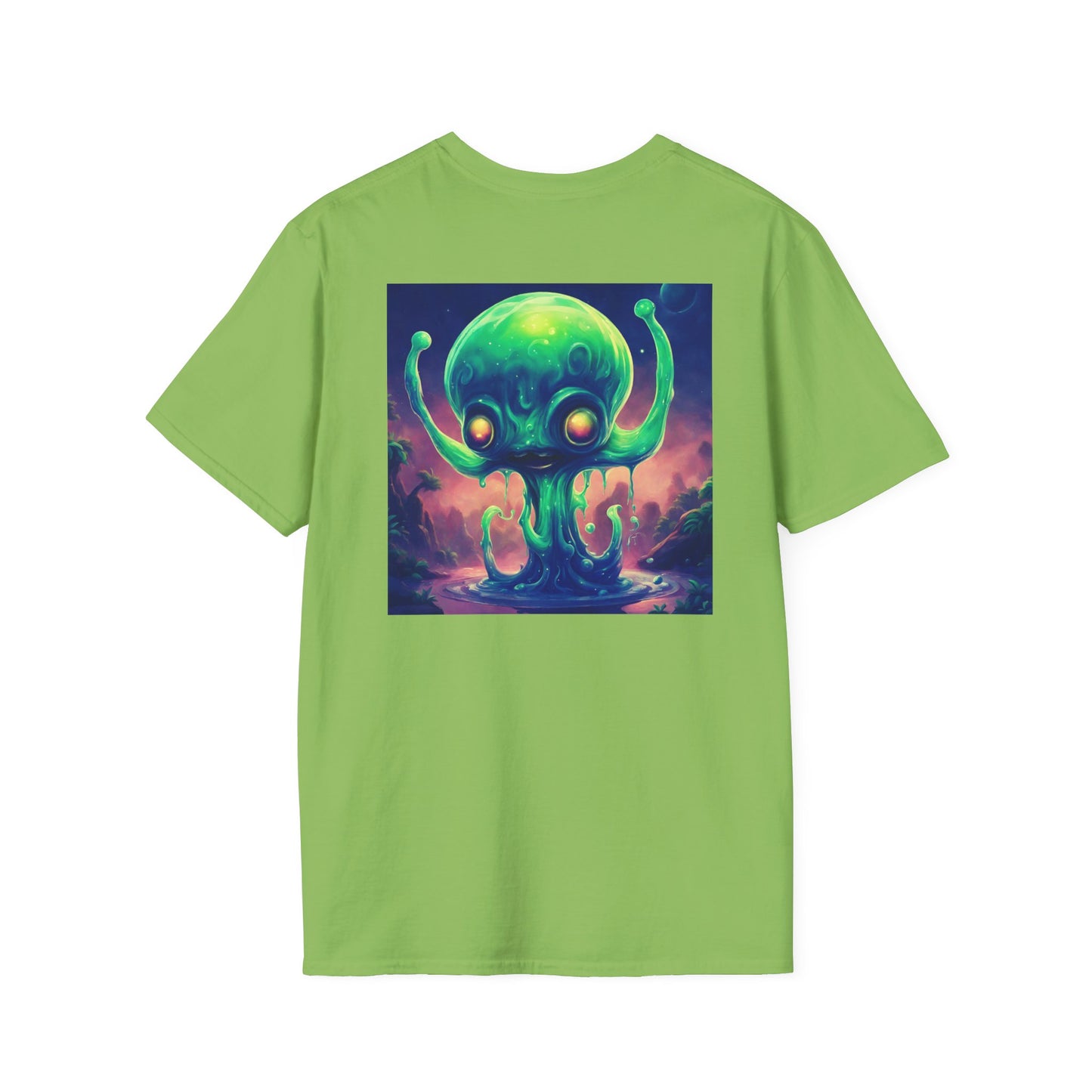 Unisex Softstyle T-Shirt Slimey Alien