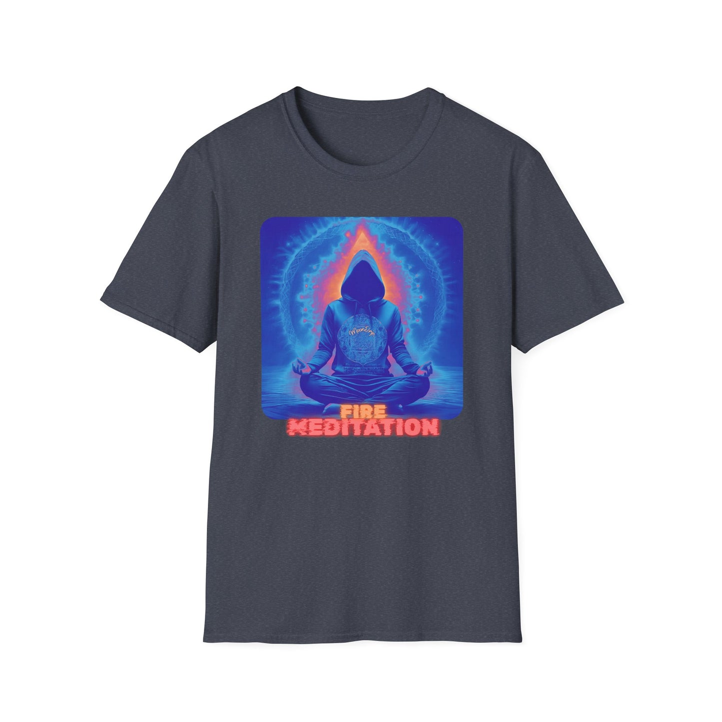 Fire Meditation by Moondrip Unisex Tshirt