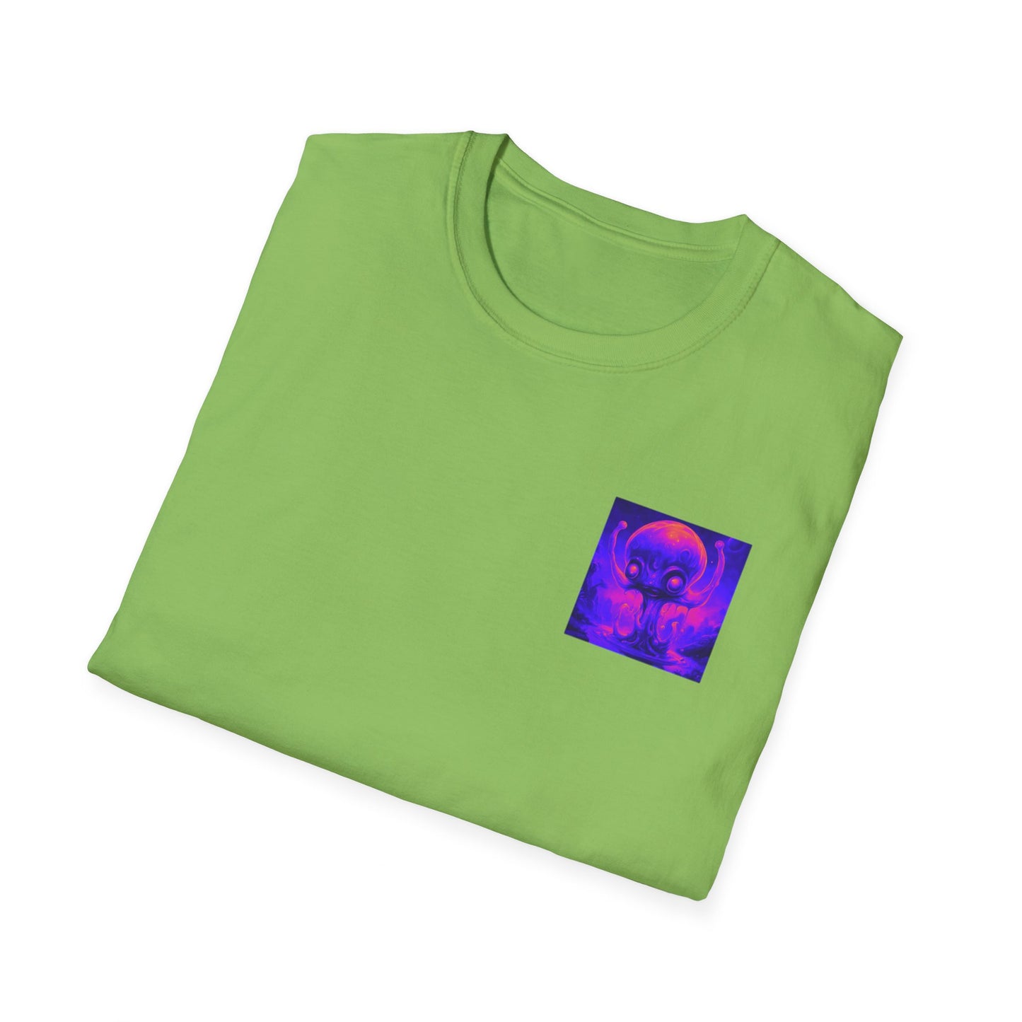 Unisex Softstyle T-Shirt Slimey Alien