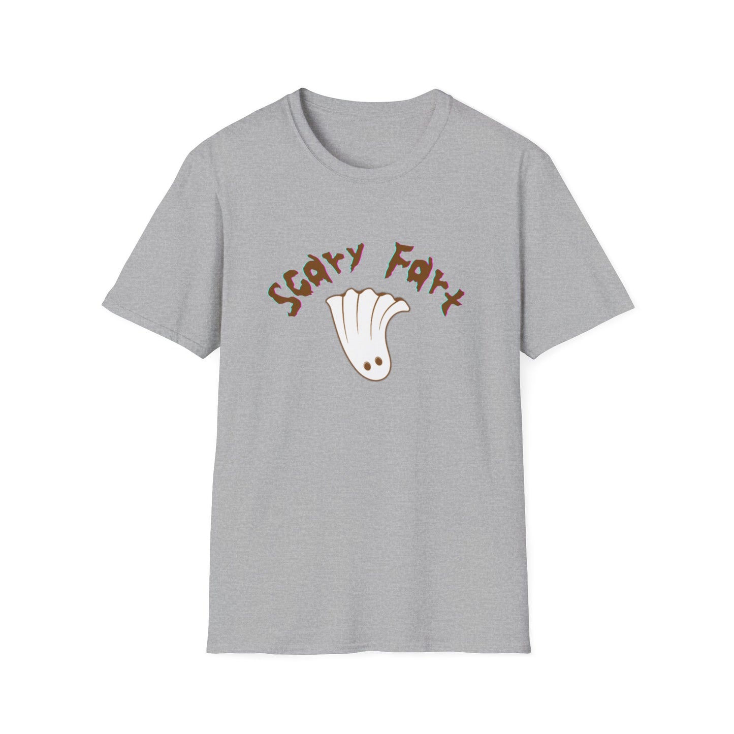 Funny Scary Fart Unisex T-Shirt | Halloween Shirt, Casual Wear, Gift for Friends, Humorous Tee, Comic Style Apparel