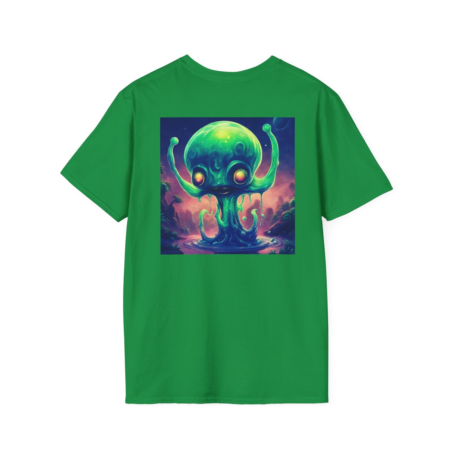 Unisex Softstyle T-Shirt Slimey Alien